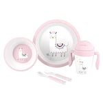 Interbaby Amazon - Set de Vaisselle"Llama" pour Enfants