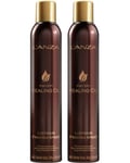 LANZA Keratin Healing Oil Finishing Spray Duo, 2x350ml