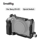 SmallRig Cage & Silicone Grip Kit W/ HDMI Cable Clamp For Sony ZV-E1 4257