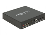 Delock Converter SCART / HDMI &gt HDMI med skalare - Video transformator - HDMI, SCART - HDMI