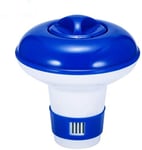 GNNMOY Distributeur de Chlore Flottant pour Piscine, Distributeur de Chlore de Piscine, Chlorinateur Flottant pour Piscines Extérieures, 12.7 cm (Bleu)