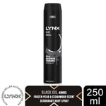 Lynx XXL Black 48-Hour High Definition Fragrance Body Spray Deodorant, 250ml