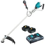 Makita DUR369APG2 36V Brushless Brush Cutter With 2 x 6.0Ah Batteries & Charger