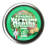 Aromandise Pastiller M. Verbena, Mynte & Kardemomme Økologisk - 45 g