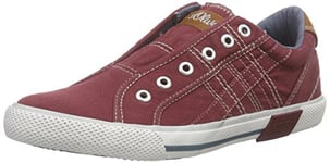 s.Oliver Mixte 53203 Baskets Basses, Rouge Bordeaux 549, 36 EU