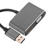 Bematik - Conversor de usb 3.0 Macho a vga y hdmi