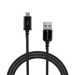 TECHGEAR Extra Long 2 Meter / 6.5 Feet USB Data Sync Play & Charge Cable for Sony Playstation PS Vita Slim / Vita 2000