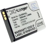 Kompatibelt med Siemens Gigaset SL910, 3.7V (3.6V), 1050 mAh