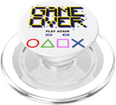 Game Over Vintage Retro Jeux Vidéo Gaming PopSockets PopGrip pour MagSafe