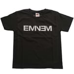 Eminem Barn/Kids Logotyp Bomulls T-shirt 9-10 År Kolgrå G Charcoal Grey 9-10 Years