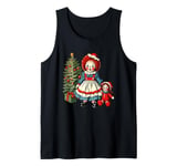 Raggedy Ann Getting a Toy Doll on Christmas Day Tank Top