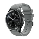 Samsung Gear S3 trendig silikon klockarmband - Grå