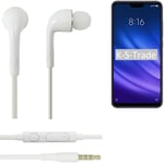 Headphones for Xiaomi Mi 8 lite headset in ear plug white