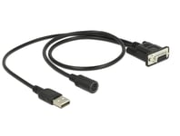 NAVILOCK Connection Cable MD6 Serial > D-SUB 9 Serial for GNSS Receiver with power supply via USB