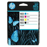 HP 903 Original Ink Cartridge 6ZC73AE Black, Cyan, Magenta, Yellow Pack of 4 Multipack