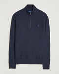 Polo Ralph Lauren Textured Half Zip Navy Heather