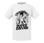 T-Shirt Enfant Training To Go Super Sayan Dragon Ball Z Goku Dbz Manga Anime