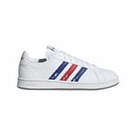 Casual Trainers för män Adidas Grand Court Base Beyond Red Blue White 42 2/3