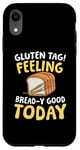 Coque pour iPhone XR Étiquette gluten Se sentir bien aujourd'hui pour un régime sans pain