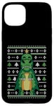 Coque pour iPhone 15 Plus Dinosaure de Noël laid T-Rex Sapin - Noël