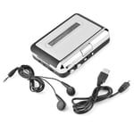 USB kassettband till PC MP3 CD Switcher Converter Capture Audio Music Player med hörlurar