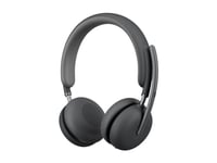 Logitech Zone Wireless 2 - Headset - På Örat - Bluetooth - Trådlös - Aktiv Brusradering - Grafit - Certifierad För Microsoft-Teams