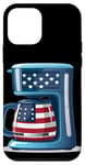 iPhone 12 mini Patriotic coffee bean and maker costume Case