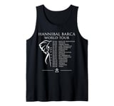 Hannibal Barca World Tour Funny History Tank Top