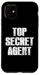 Coque pour iPhone 11 Costume drôle d'agent fédéral d'agent top secret