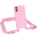 Easy case for Apple iPhone 12 Mini cover wide band phone chain silicone phone