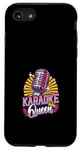 Coque pour iPhone SE (2020) / 7 / 8 Karaoké Queen Karaoké Chanteur Microphone Karaoké