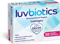 30 Cherry Mint Oral Probiotics Lozenges with Xylitol & Aloe for Fresh Breath & G