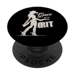 Vêtements Grace with Grit s Feisty pour femme PopSockets PopGrip Adhésif