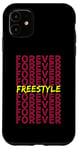 Coque pour iPhone 11 Costume rétro Freestyle Forever années 80 pour concert