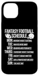 Coque pour iPhone 14 Plus Calendrier drôle de football fantastique