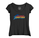 T-Shirt Femme Col Echancré The King Of Fighters Jeux Vidéo Retro Gaming Vintage