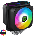 GameMax Gamma 600 Rainbow ARGB CPU Cooler Aura Sync 3-Pin for Intel and AMD CPUs