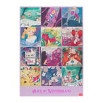 Legami Puzzle de 1 000 pièces, 48 x 68 cm, thème Alice, Jeu de Table, Finition Mate, imprimé également sur Le Dos, avec Poster Guide et Sac de Rangement en Tissu, PUZ0005