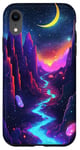 iPhone XR Mystic Crescent River Night Landscape Case