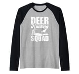 Deer Hunting Squad vintage men Antlers Hunting Season Raglan Baseball Tee