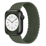 Original armband för Apple Watch 44mm 45mm 49mm 40mm 41mm 38mm 42mm 45 mm flätat armband iWatch serie 7 3 SE 6 8 9 Ultra 2 Inverness Green L