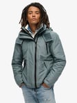 Superdry Hooded Mountain Windbreaker Jacket, Stormy Weather Blue