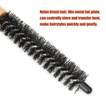 Small Round Hair Brush With Nylon Bristle For Thin Or Short Hair Styling