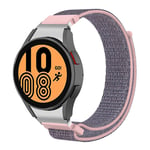 Nylonarmband Samsung Galaxy Watch 5 40/44/Pro 45mm Rosa