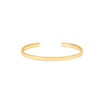 Thin Cuff Bangle Armbånd, Gold