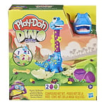 Play-Doh Dino Crew Growin' Tall Bronto Toy Dinosaur for Children 3 Years and Up with 2 Eggs, Multicolor, 2.63 x 8 x 8.5 inches