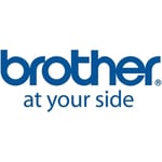 brother tze231 laminated tapes 12mm 8m black on white background