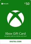 Xbox Gift Card | 50 GBP | Digital Voucher | Xbox One, Series S|X & Windows | (Download Code)