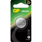 1 GP CR2325 Battery Lithium Coin Cell 1Bl Button Blister 3V China Exp 2032