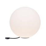 Paulmann 941.78 Plug & Shine Lampe de jardin LED en forme de globe - Lampe lumineuse pour l'extérieur étanche IP67 avec crampon de sol - Luminaire décoratif dimmable 40 cm, 3000K blanc chaud